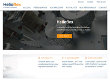 Tablet Screenshot of helioflex.com.tn